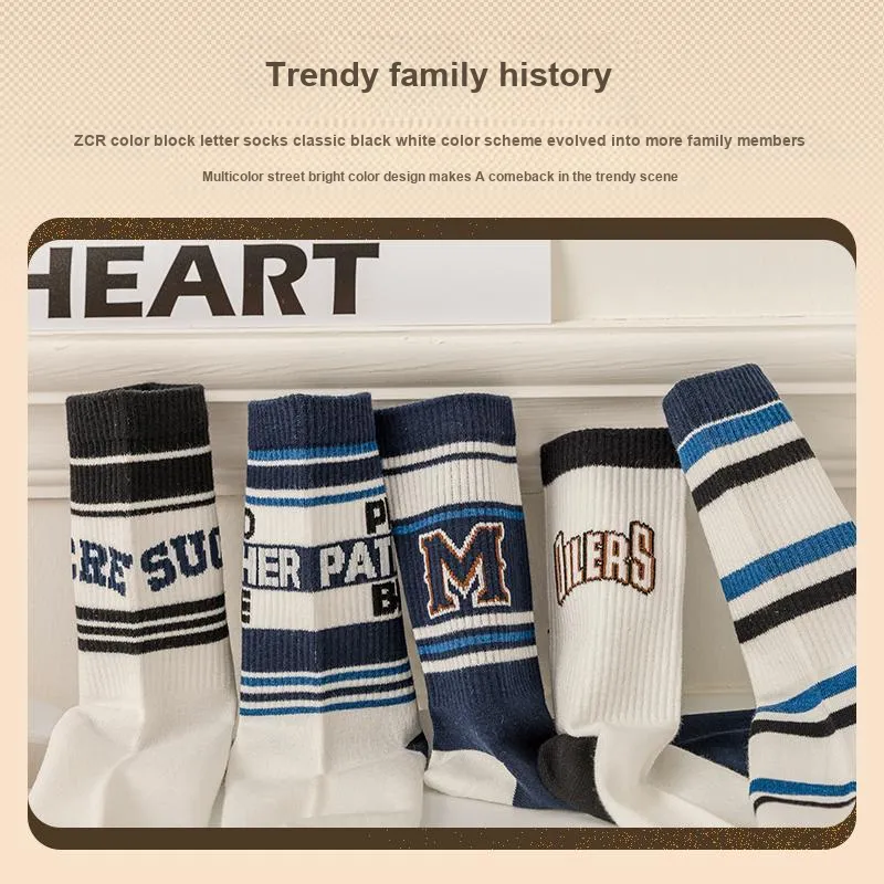 MIIOW Mid Calf Socks Men's 3 Pack-3
