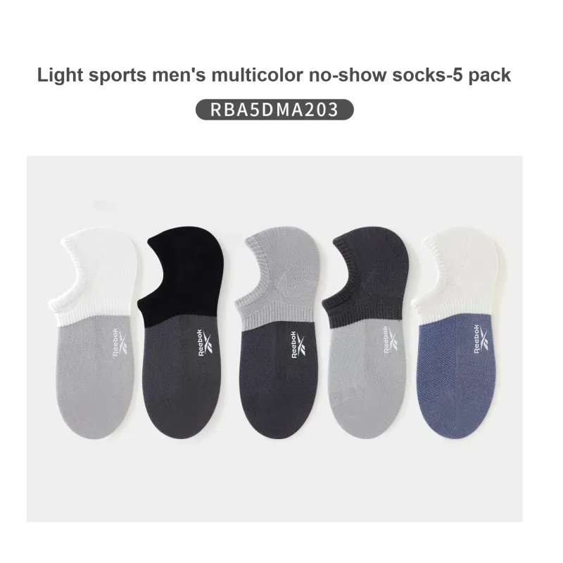 Reebok Ankle Socks Unisex 5 Pack-10
