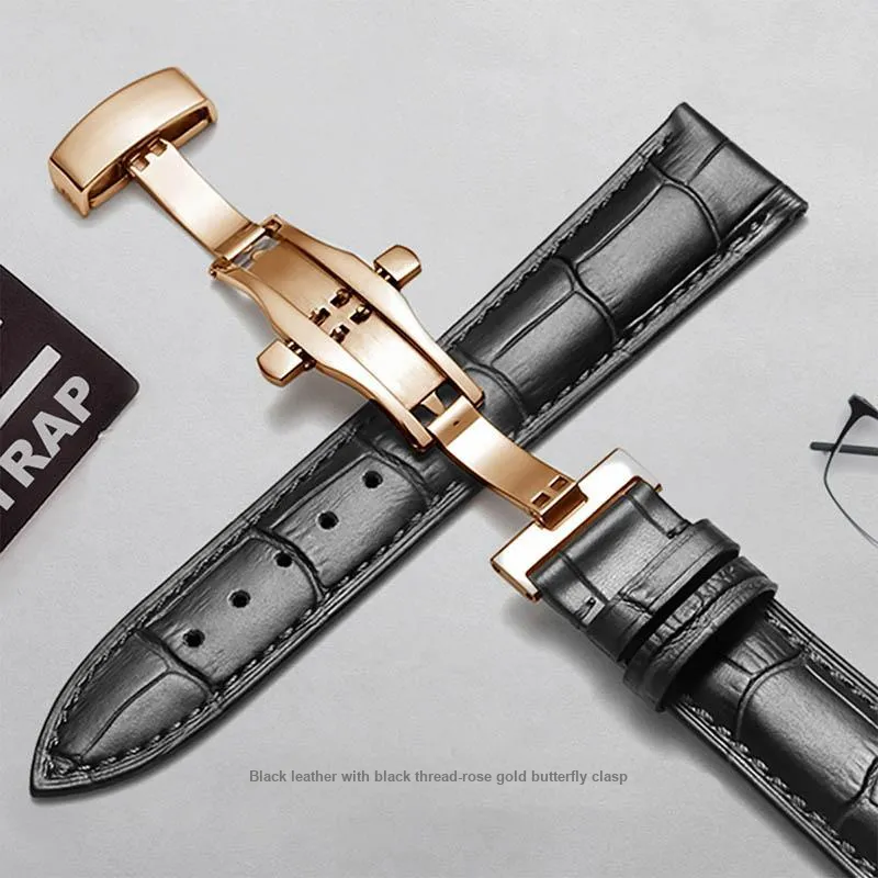 ZHISHENG Armani Omega, Rossini, Tissot, Mido, Casio DW Compatibility Watch Band 12 24mm Genuine Leather Material-13