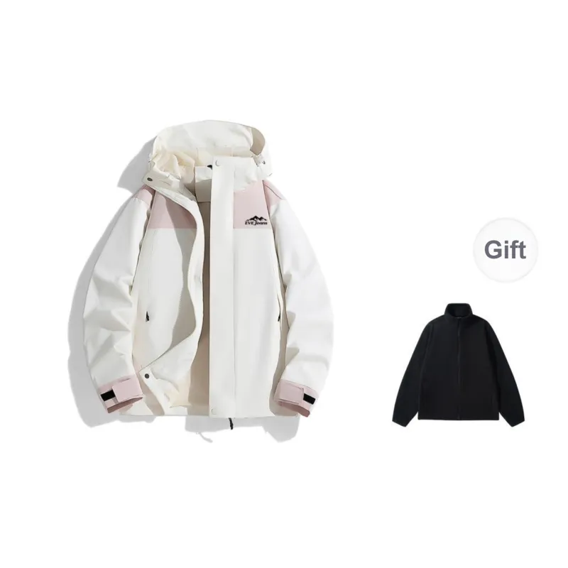 Yiwen Water Resistant Windproof Breathable Warm Windbreaker Jacket Unisex-30