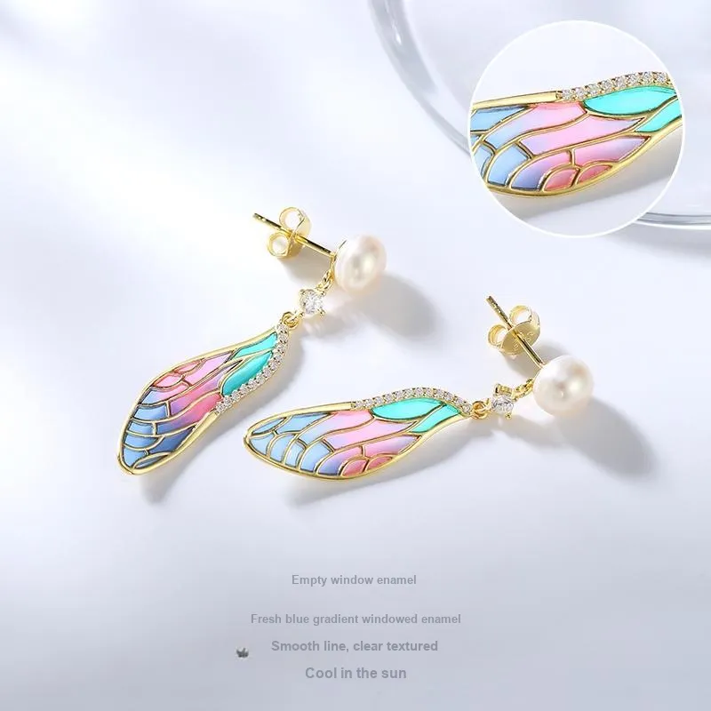 LAOMIAO S925 Silver Stud Earrings Women's-2