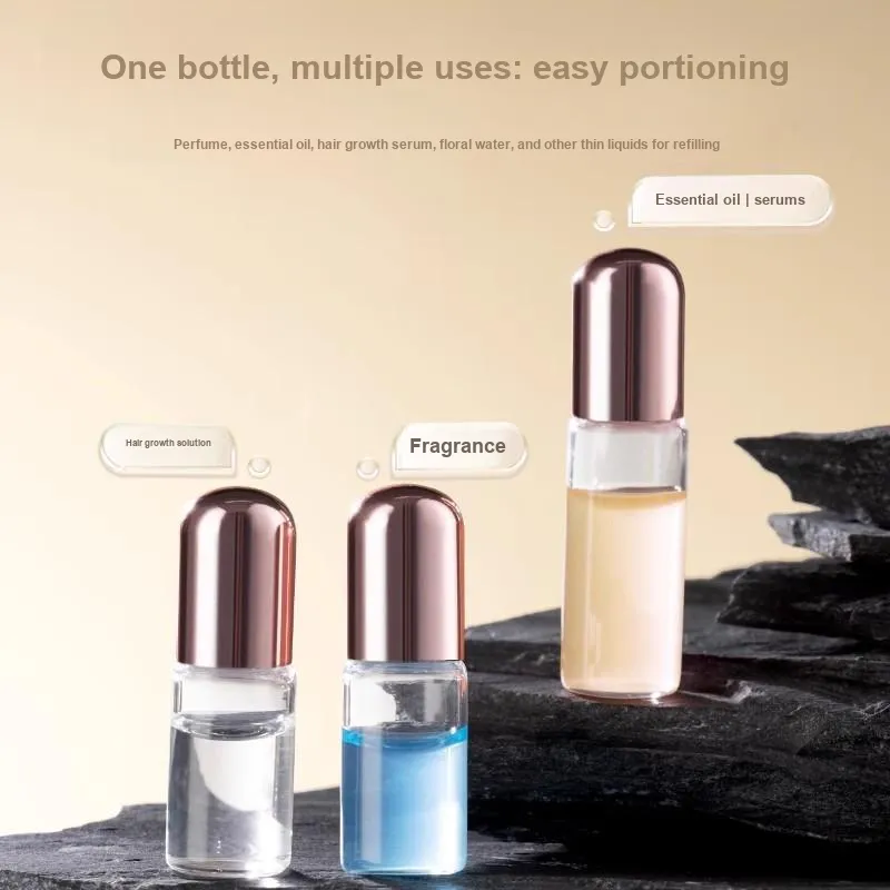 ZHENZI Mini Rollerball High End Portable Refined Sample Empty Bottle 5ml Dosing Tool-2