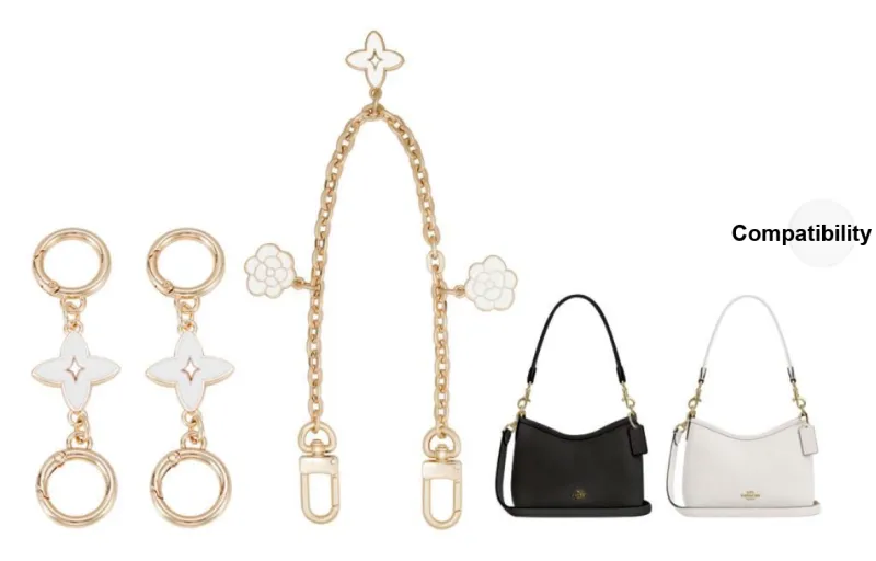 GUYI Metal Bag Accessory Women's Gold-28