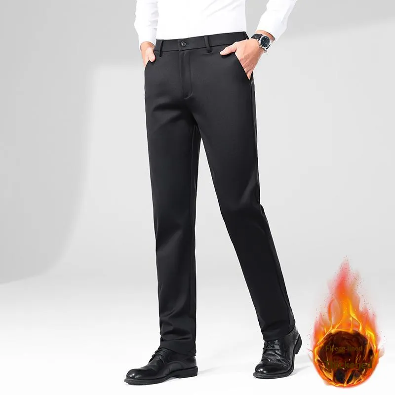 Devanro Casual Pants Men's Black-13