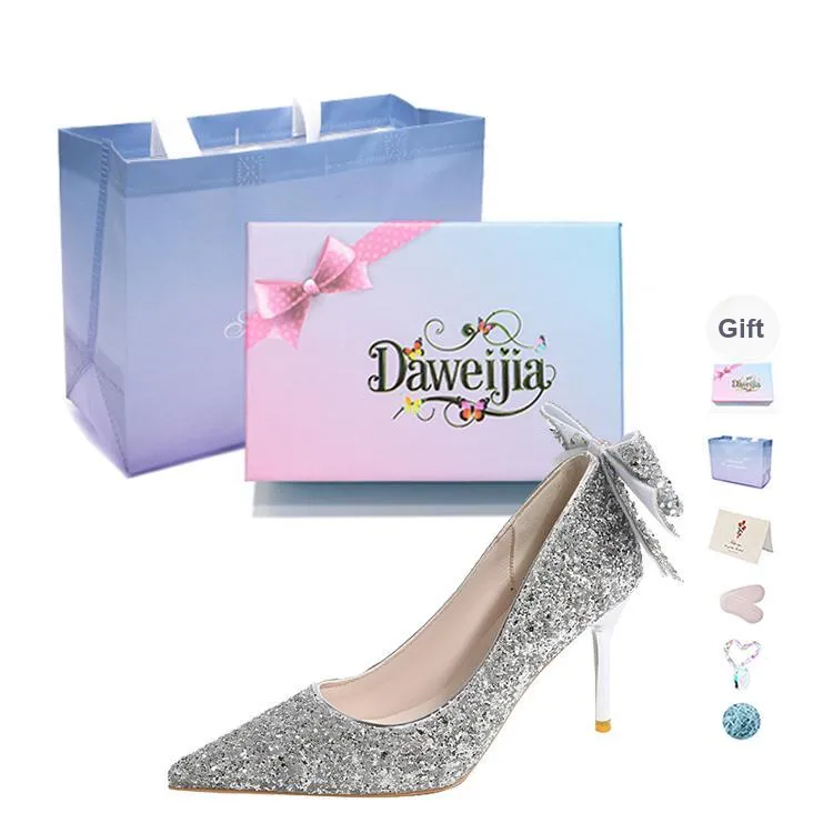 Dawei's House Slim Heel High Heels Women's Gift Box Set-28