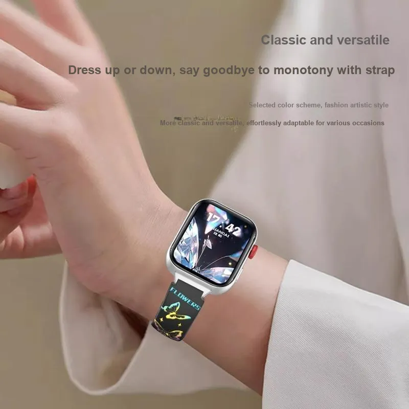 Mr. Strap Watch Band Huawei Compatibility Silicone Material-2