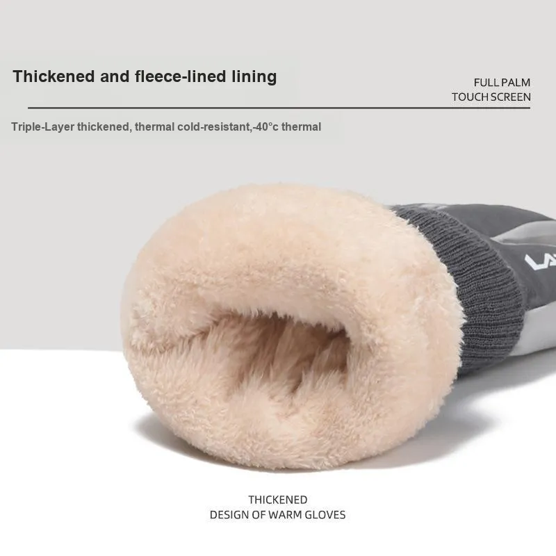 TANLU Ski Gloves Insulated For Cold Weather Outdoor Gloves Unisex-3