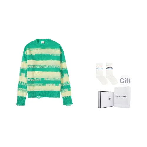 Charlie Luciano Трикотаж Унисекс Зеленый Желтый