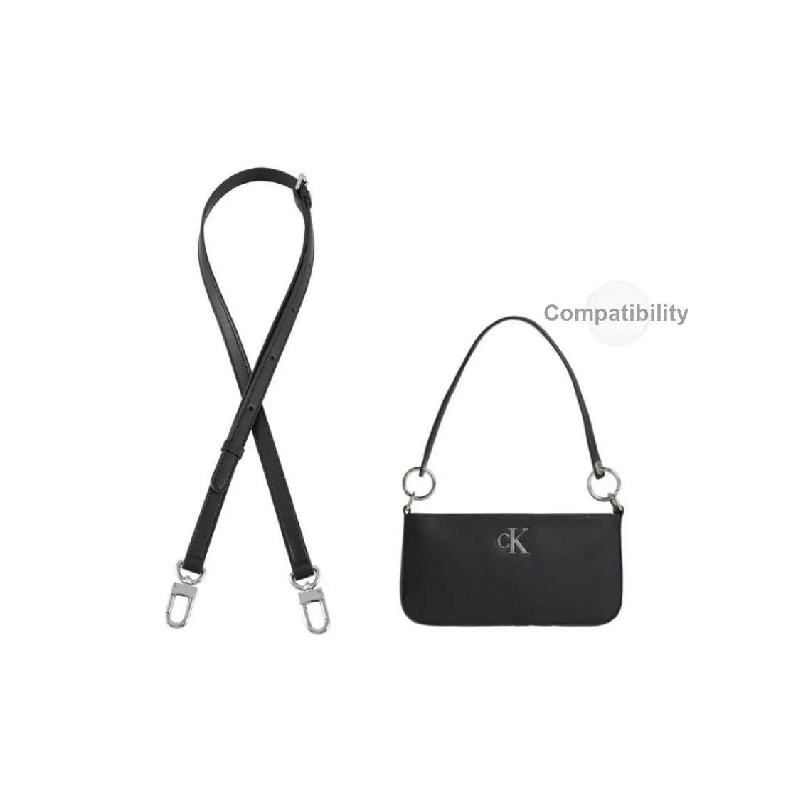 GUYI Metal Bag Accessory Women's Silver