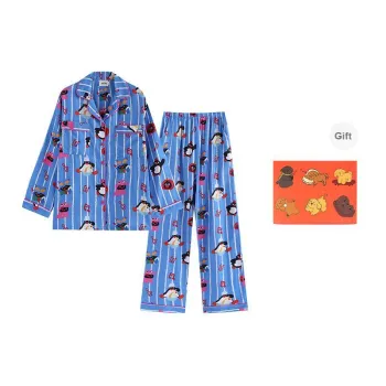 Wabi Town Pajama Gift Box Women's Blue