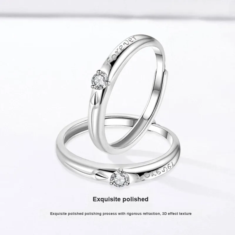 Master Kim Adjustable Sterling Silver Rings Unisex-4