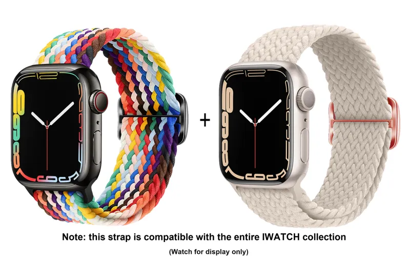 ZHISHENG Apple Compatibility Watch Band 38 49MM Watch Dial All Nylon Material-9