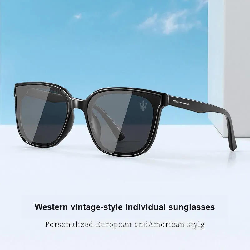 Maserati TR90 Square Sunglasses Unisex-4