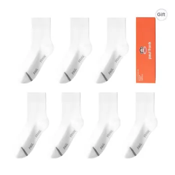 PAUL FRANK Mid Calf Socks Unisex 7 Pairs Gift Box Packaging