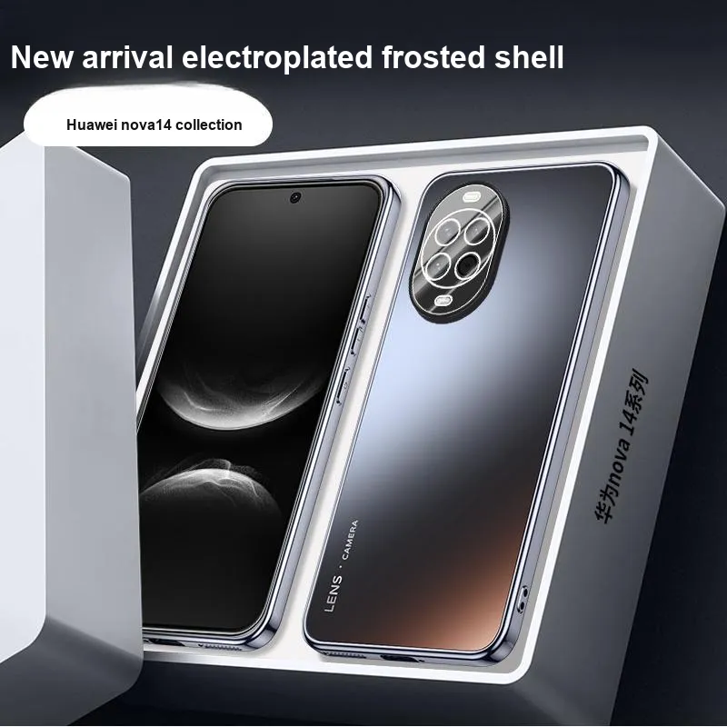 YUBEN Matte Material Pre Applied Lens Coating Phone Cases Compatibility With Huawei Nova 14/14 Pro/14 Ultra-1