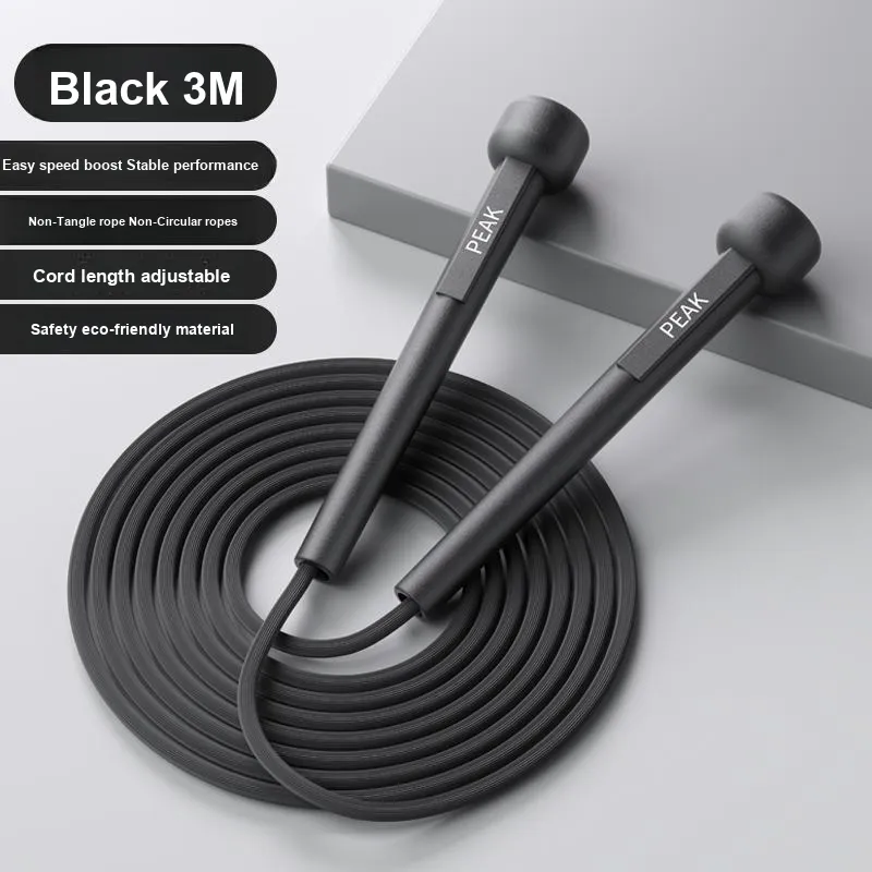PEAK Aerobic Fat Reduction Non Countable Jump Ropes Fitness Crowd Handle Material PVC 3M-3
