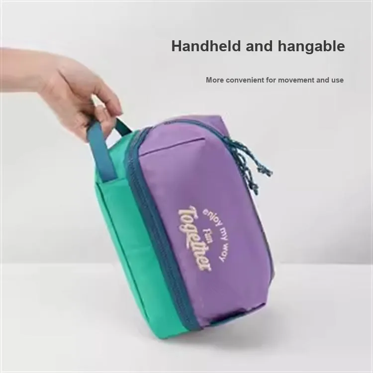 M Square Polyester Toiletry Bag Regular Unisex Multicolor-13