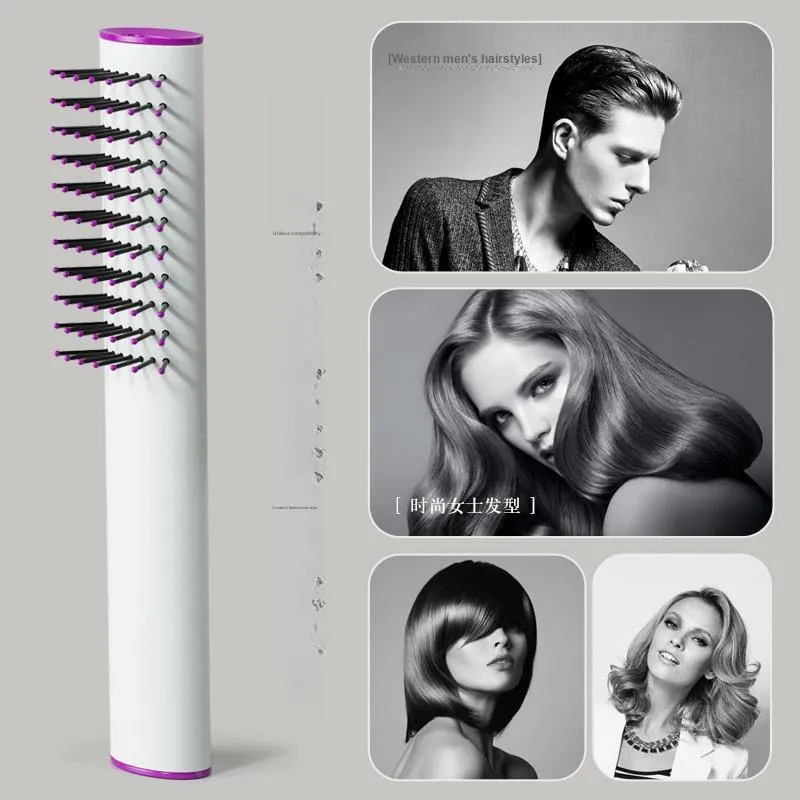 Love Of Wormwood Dry And Wet Dual Use Rib Comb Anti Static Hair Roller-3