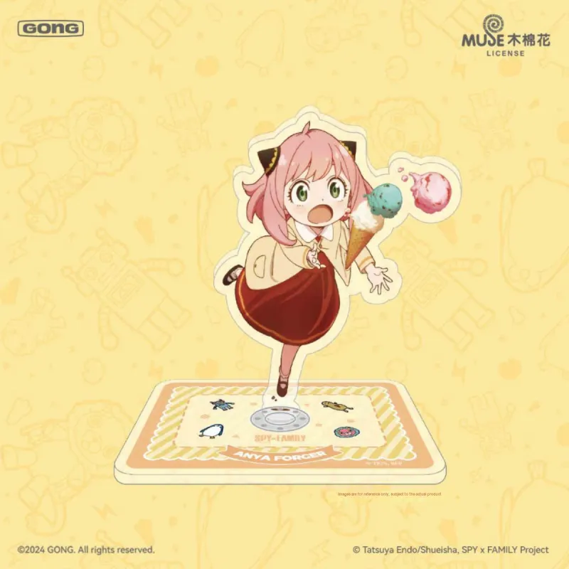 Resonance Anya Forger Loid Forger Yor Forger SPY X FAMILY Fukazawa Family Collection Anya Yel Nightfall Acrylic Stands-1