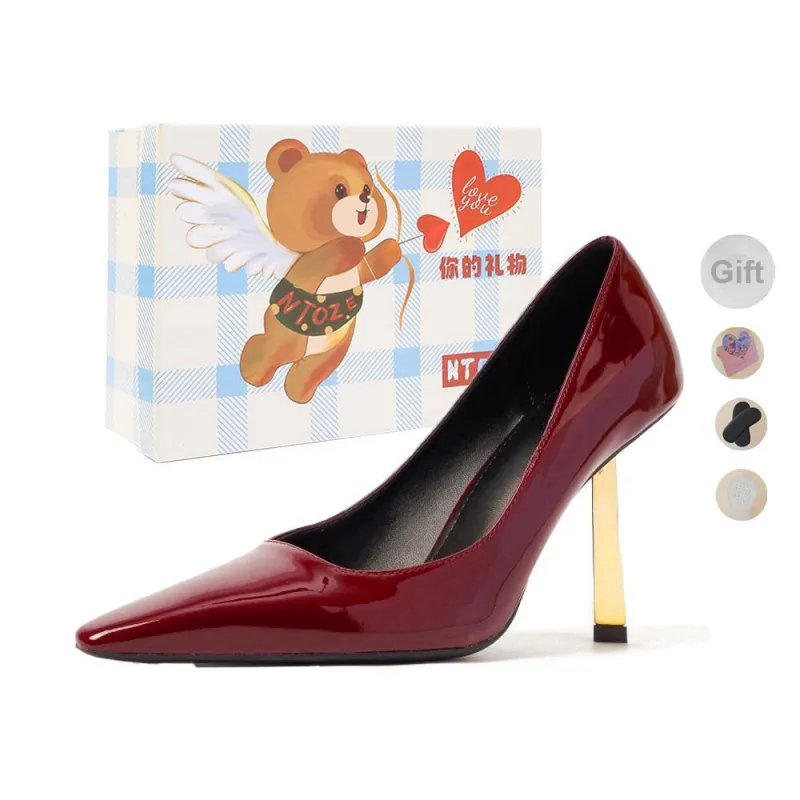NTOZE Slim Heel High Heels Women's Gift Box Set-4