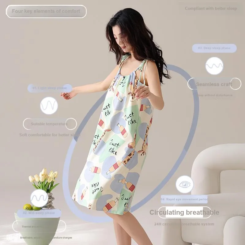 Lan Miao Women's Nightgowns-2
