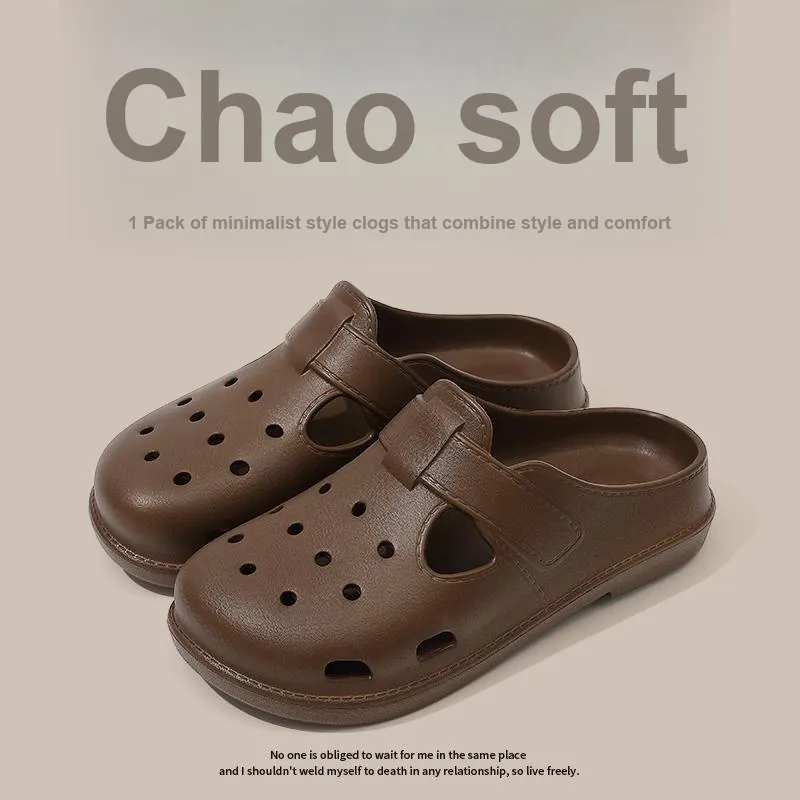 Foot Recreation Clogs Summer Home Practical Closed Toe Slippers/Indoor Slippers-5