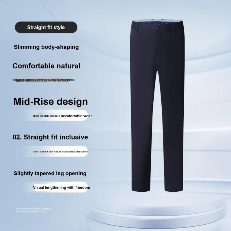 Montagut Casual Pants Unisex Dark Royal Blue-1