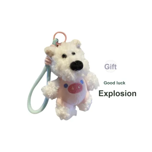 Handsome Adorable Вест-хайленд-терьер в одежде Кукла Плюшевая Подвеска 11 см Высота