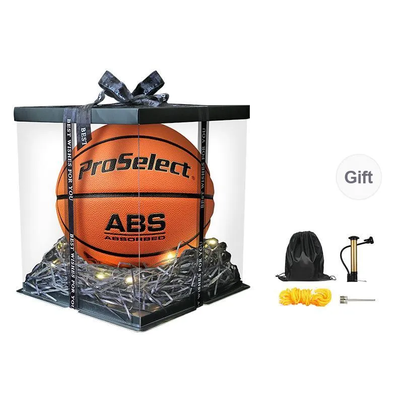 ProSelect Microfiber Leather Basketball Orange Yellow Size 7 Training Unisex-5