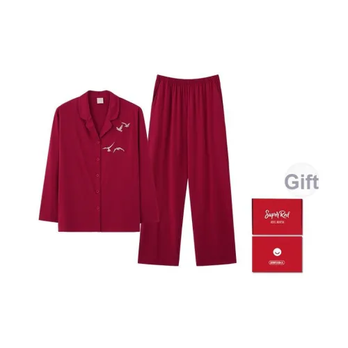 Qin Jing Пижамы Подарочная коробка Женские Красные