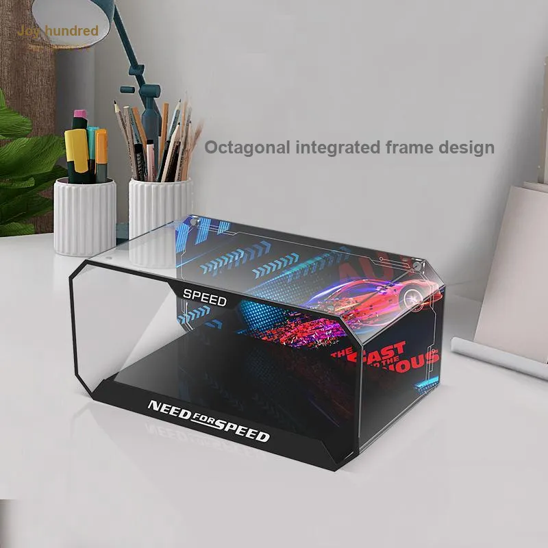 LIGHT YOUR BRICKS Joy 100 Building Block Speed Collection Car Alloy Model Racing Car Display Case Model Accessories-17