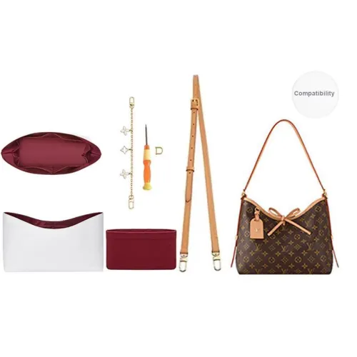 Luxury Care Artisan Workshop DuPont Paper Bag Accessories Women's Burgundy/Black
