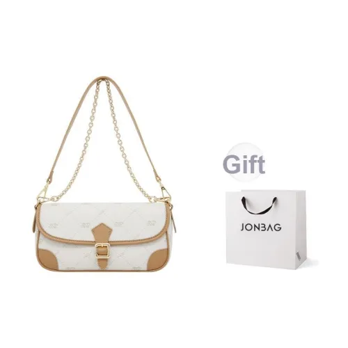 JONBAG Сумка из ПВХ Сумка через плечо Сумка на плечо Женская Винтажная Миндальная