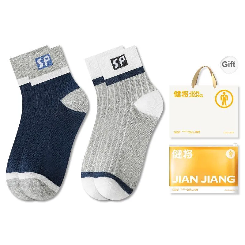 Master Mid Calf Socks Men's Shopping Bag 2 Pack-4