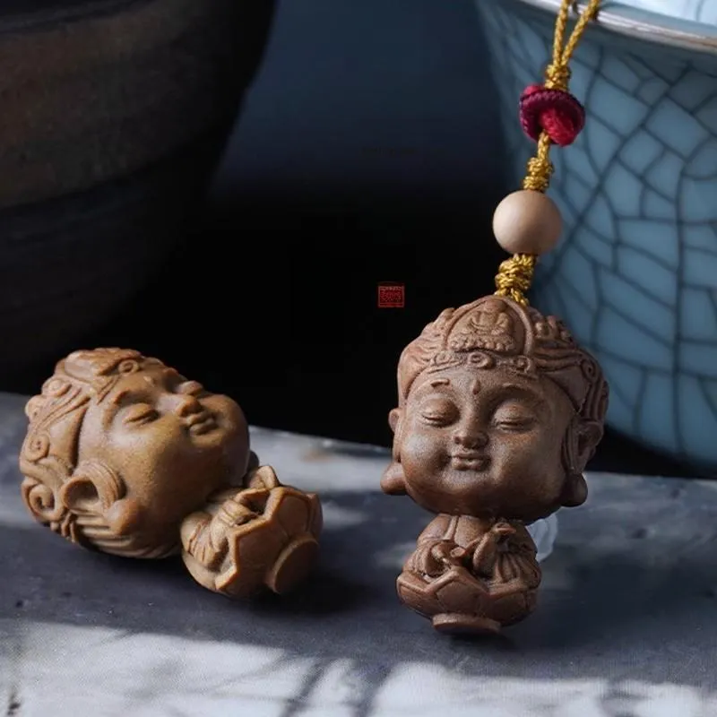DALONG Old Mountain Sandalwood Pendants Unisex-3