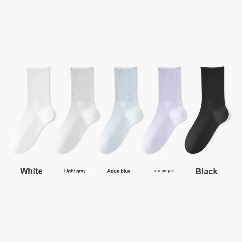 B&C.Room Mid Calf Socks Women's 5 Pack-17