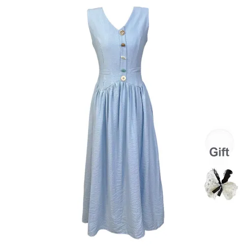 TUSHIFEI Sleeveless Dress Women's