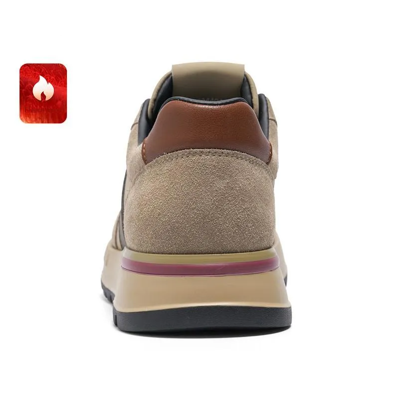 NAVIGARE Italy Version Small Sailboat Low-Top Casual Shoes Men's Khaki-3