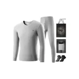 100% cotton High Stretch Set (Light Gray) Antibacterial Soft-Includes 2 Pack of Cotton Socks+Shopping Bag