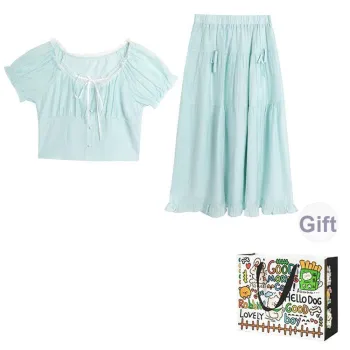 DEDY Two Piece Skirt Sets Women's