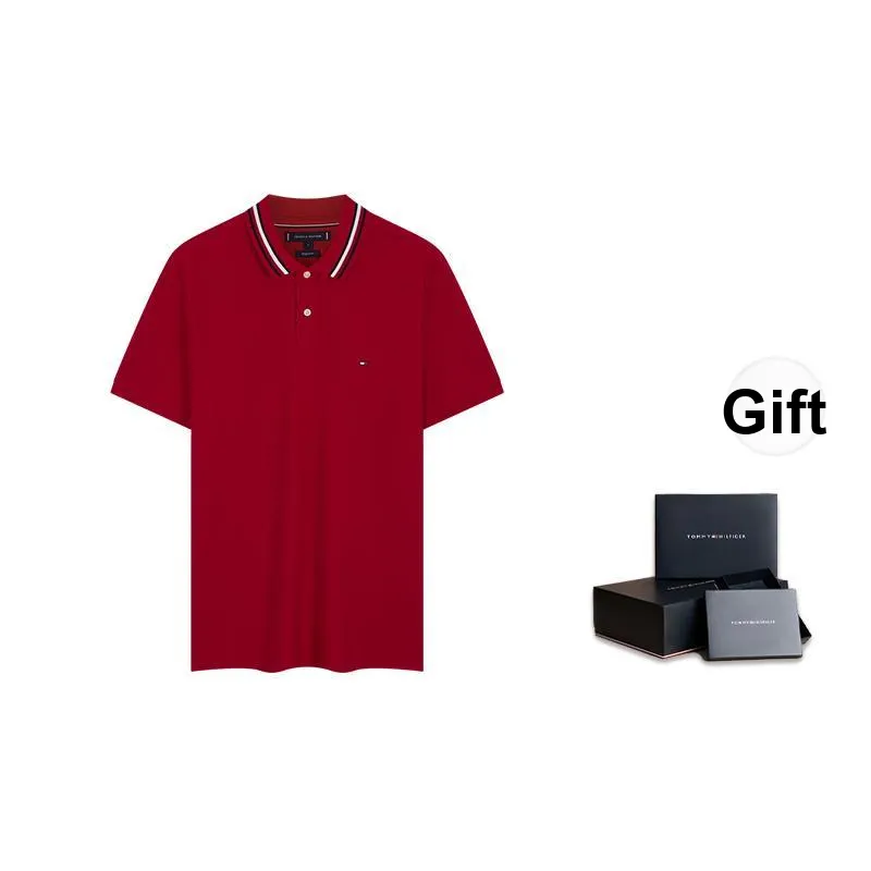 Tommy Hilfiger Logo embroidered Polo Shirt-14