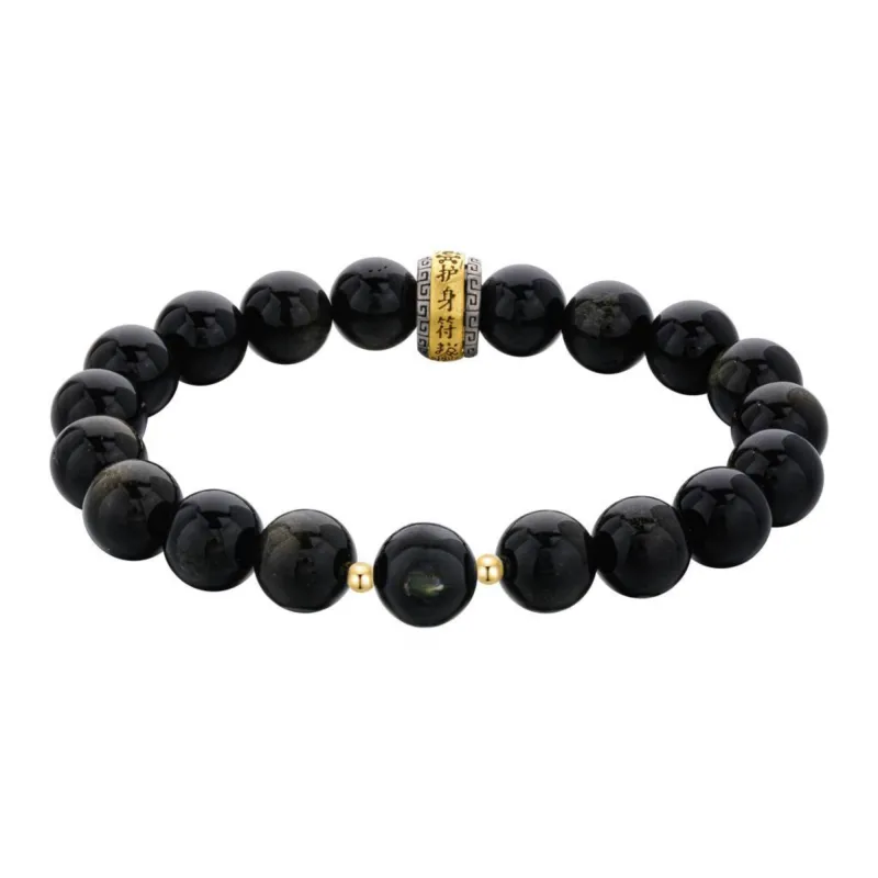 Lao Feng Xiang Natural Agate Bracelets Men's-35