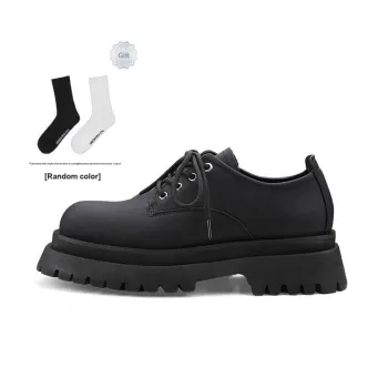 HANQIAORIJI Black Blood Collection Dress Shoes Unisex Black