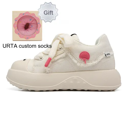 URTA Skateboard Shoes Women's Low-Top White