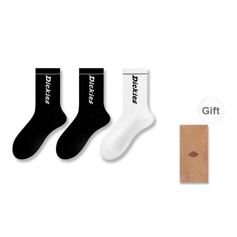 Dickies Fall And Winter Knee-High Socks Unisex Couple Socks-30