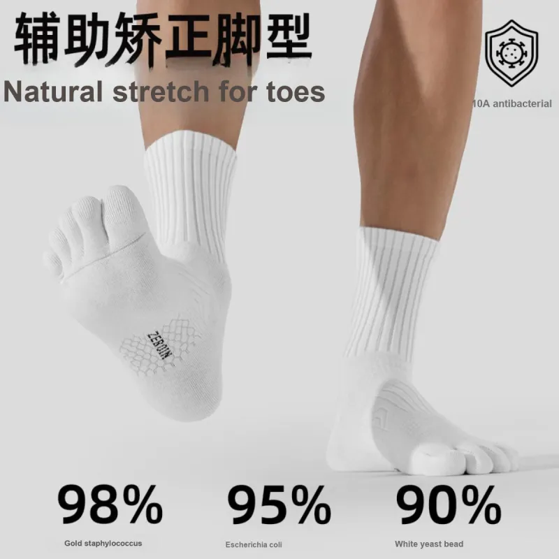 ZEROIN Mid Calf Socks Unisex Box 4 Pack-2