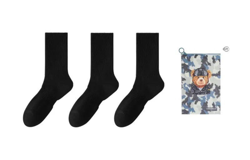 Caramella Knee High Socks Men's Box Of 3 Pairs-3