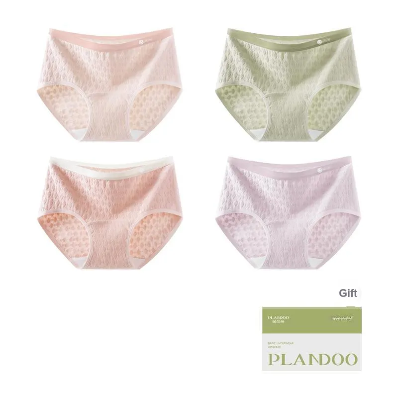 PLANDOO Underpants Women's Shopping Bag 4 Pack-1