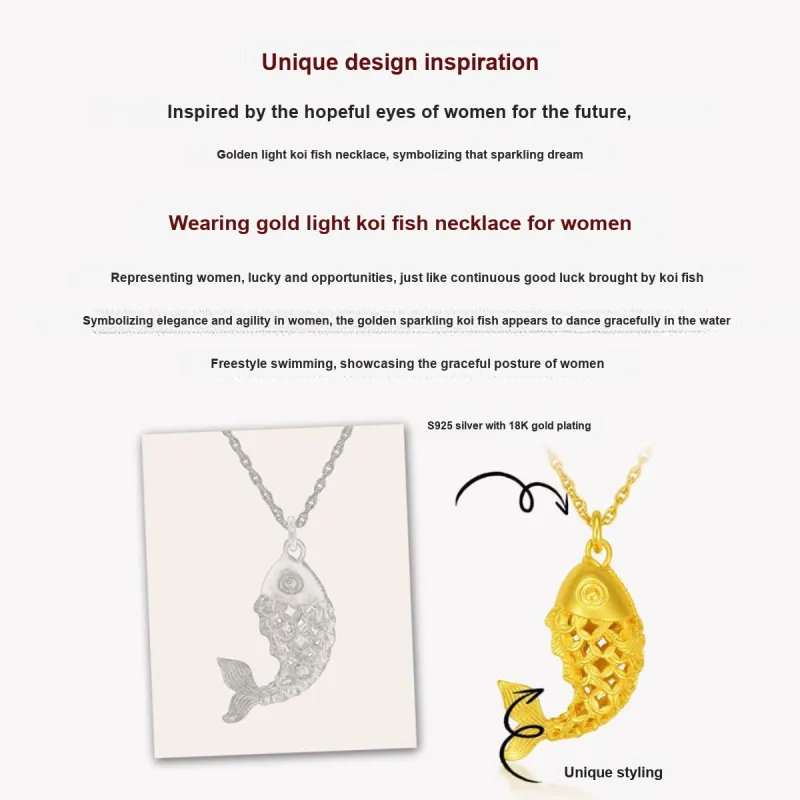 MITHAOL KUSC S925 Silver Necklaces Women's Gold-3