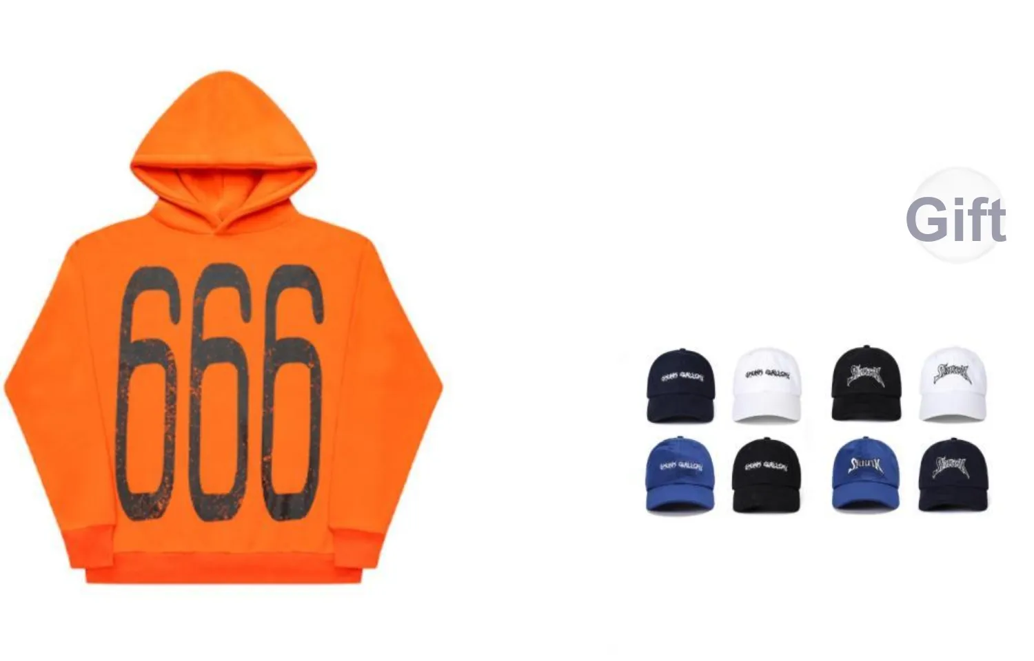 SKUNK GALLERY Свитшот Унисекс Оранжевый